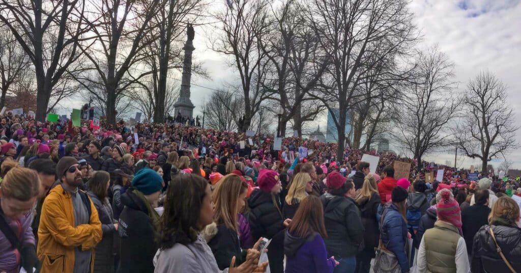 The Women's March on Boston, photo by Hesse Phillips