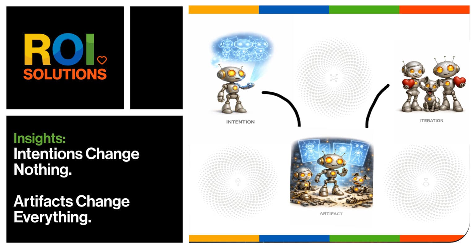 Intentions Change Nothing. Artifacts Change Everything.