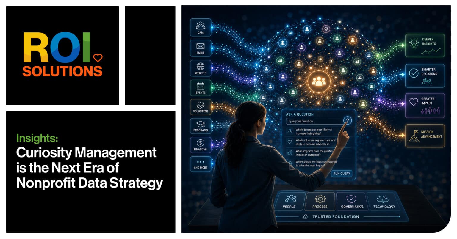 ROI Solutions | Curiosity Management is the Next Era of Nonprofit Data Strategy